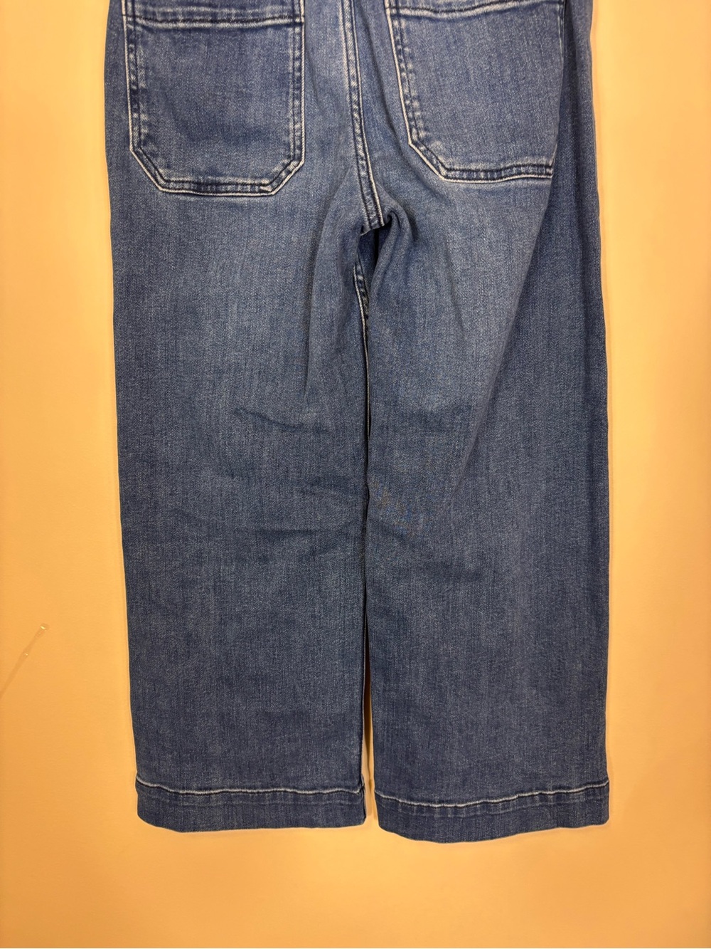 Anthropologie Pilcro Blue Wide-Leg High-Rise Jeans 25 Petite - Picture 6 of 9